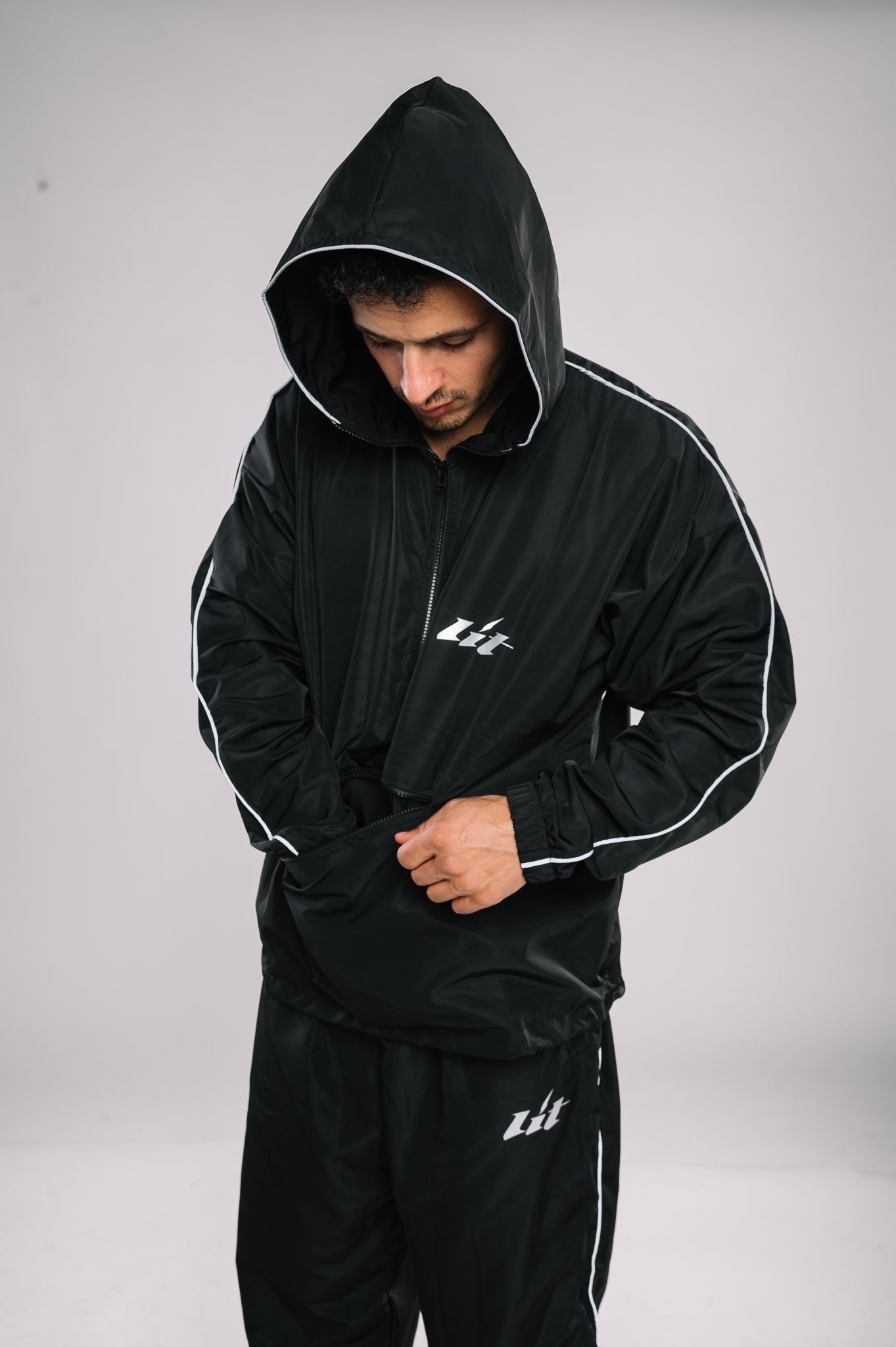 Half Zip Chrome Tracksuit