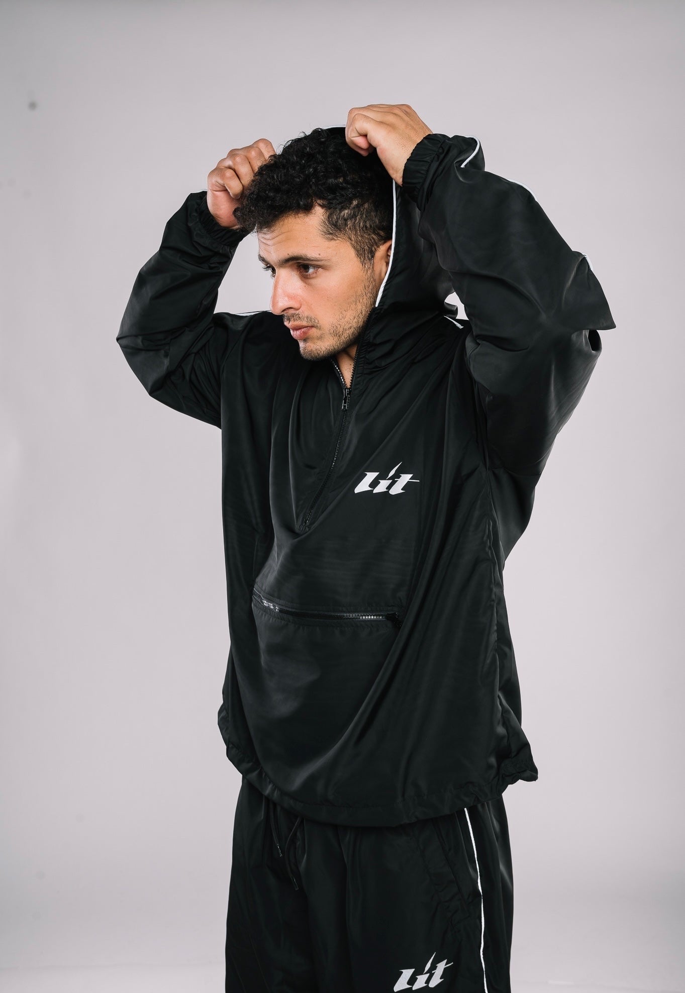 Half Zip Chrome Tracksuit