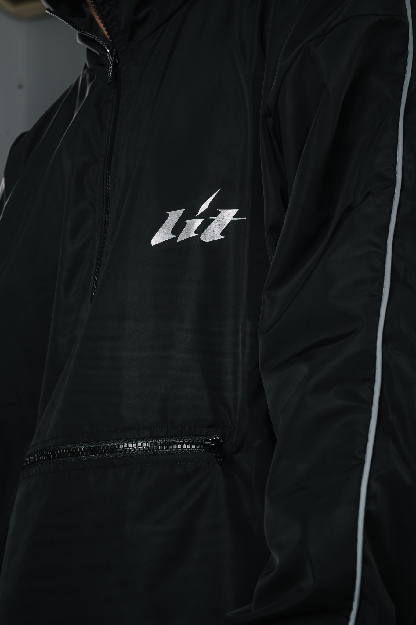 Half Zip Chrome Tracksuit