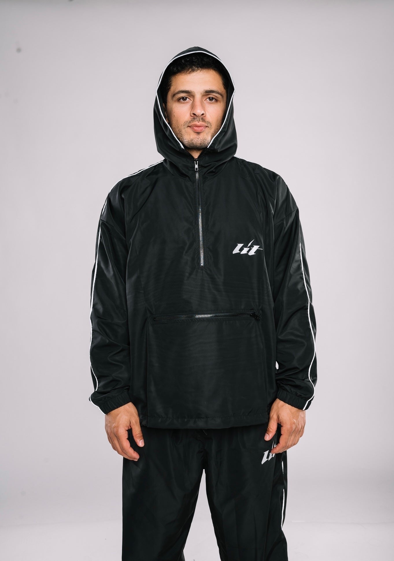 Half Zip Chrome Tracksuit